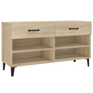 vidaXL Ormarić za cipele hrast sonoma 102x35x55 cm konstruirano drvo