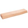vidaXL Zidna polica svjetlosmeđa 40 x 10 x 4 cm od obrađene hrastovine