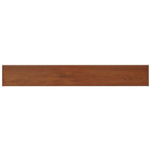 vidaXL Prozorska klupčica Smeđe drvo 120 x 25 x 4,5 cm PVC