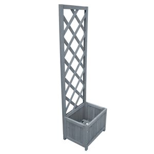 vidaXL Re&scaron;etkasta sadilica 40 x 30 x 135 cm od masivne jelovine