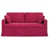 vidaXL Sofa Vinska crvena