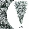 vidaXL Naopako okrenuto umjetno božićno drvce 150 cm PVC i čelik
