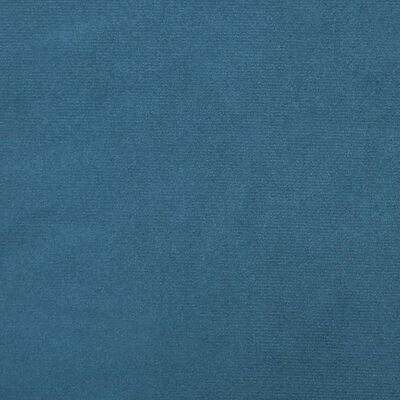 vidaXL Trosjed od tkanine plavi baršunasti