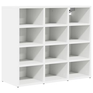vidaXL Ormar za cipele 77,5 x 30 x 67 cm Konstruirano drvo Bijela