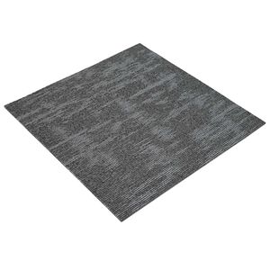 vidaXL Tepih pločica Sivi ugljen 50 x 50 cm 36 kom. PP i bitumen