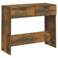 vidaXL Konzolni stol boja hrasta 90x36x75 cm od konstruiranog drva