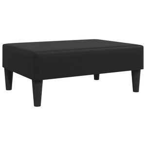 vidaXL Tabure crni 77x55x31 cm od umjetne kože