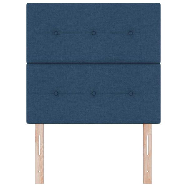 vidaXL Uzglavlje s uzglavljem Plava 80 cm Lažna koža