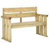 vidaXL Vrtna klupa 121 cm od impregnirane borovine