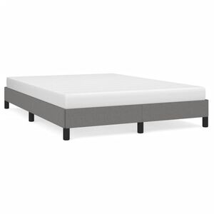 vidaXL Okvir za krevet bez madraca tamnosivi 140 x 190 cm od tkanine