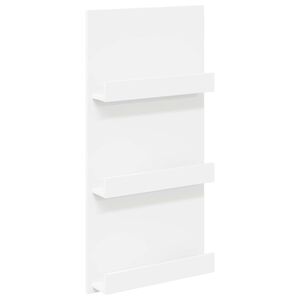vidaXL Polica za časopise Bijelo 51 x 11 x 102 cm Konstruirano drvo