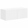 vidaXL Set TV komoda Zidne 3 pcs Bijelo Konstruirano drvo