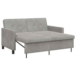 vidaXL Krevet na razvlačenje Svjetlosiva 154 x 94,5 x 80,5 cm Tkanina