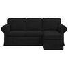 vidaXL Sofa Crna Sveukupne dimenzije: 195 x 138 x 80 cm (&Scaron; x Dub x V)