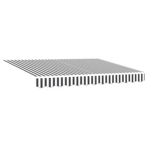 vidaXL Zamjensko platno za tendu Antracit i bijelo 235 x 195 cm