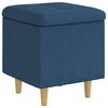 vidaXL Otoman s pohranom Plava 40 x 40 x 45 cm tkanina