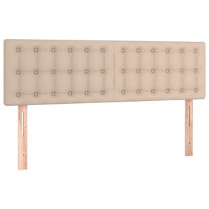 vidaXL Uzglavlja cappuccina 144x5x78/88 cm od umjetne kože