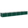vidaXL Povi&scaron;eni vrtni krevet Zelena 480 x 80 x 55 cm
