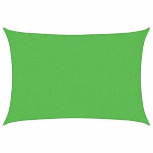 vidaXL Jedro za za&scaron;titu od sunca 160 g/m&sup2; svjetlozeleno 2 x 2,5 m HDPE
