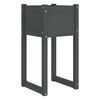 vidaXL Sadilica siva 40x40x81 cm od masivne borovine