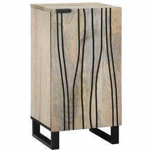 vidaXL Komoda Bijelo 40 x 33 x 75 cm masivno drvo manga