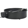 vidaXL Set za obruč za ražanj 57 cm crni