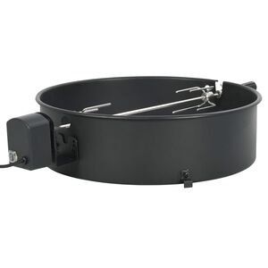 vidaXL Set za obruč za ražanj 57 cm crni