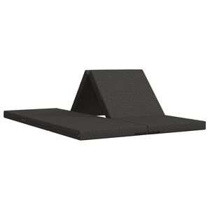 vidaXL Sofa na razvlačenje 70 x 67 x 48 cm Tamnosiva
