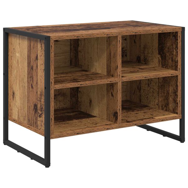 vidaXL Ormar za cipele Staro drvo 60 x 35 x 44 cm Konstruirano drvo