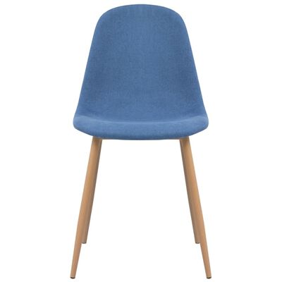 vidaXL Blagovaonske stolice od tkanine 2 kom plave