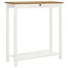 vidaXL Barski stol 100 x 40 x 110 cm od masivne hrastovine