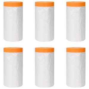 vidaXL Prozračna ploča s ljepilom 6 pcs *Transparent*an 110 x 3300 cm