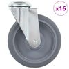 vidaXL Okretni kotačići s otvorom za vijke 16 kom 125 mm