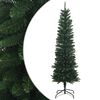 vidaXL Artificial Slim Christmas Tree 180 cm PE i PVC Zelena