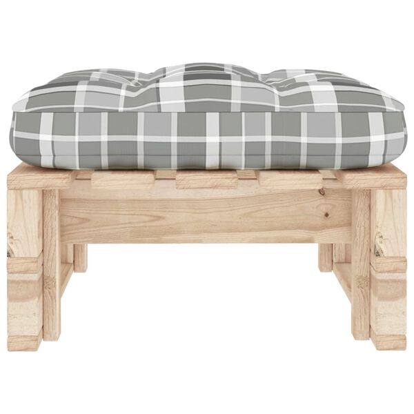 vidaXL Vrtni otoman od paleta od impregnirane borovine