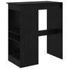vidaXL Stol za bar 90 x 47.5 x 103.5 cm Konstruirano drvo Crni hrast