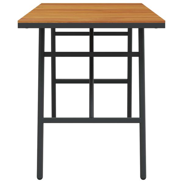 vidaXL Stol za objedovanje Smeđa 110 x 55 x 62 cm Čvrsto drvo akacije