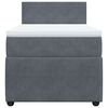 vidaXL Box spring krevet s madracem tamnosivi 80 x 200 cm bar&scaron;unasti