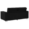 vidaXL Sofa 140cm Crna tkanina