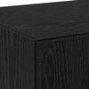 vidaXL Highboard Crni hrast 70 x 42.5 x 185 cm Konstruirano drvo