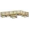 vidaXL 8-dijelni set vrtnih sofa od impregnirane borovine