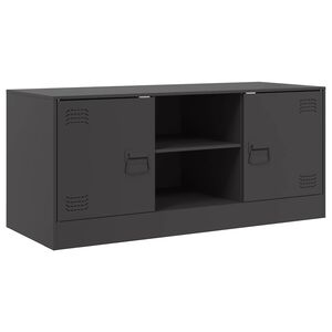 vidaXL TV ormarić crni 99 x 39 x 44 cm čelični