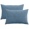 vidaXL Presvlaka za jastuk 2 pcs ALMELO Plava 30 x 50 cm Kord
