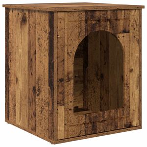 vidaXL Mačja Kuća Staro drvo 53 x 52 x 62 cm Konstruirano drvo