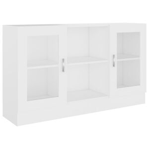 vidaXL Vitrina bijela 120 x 30,5 x 70 cm konstruirano drvo