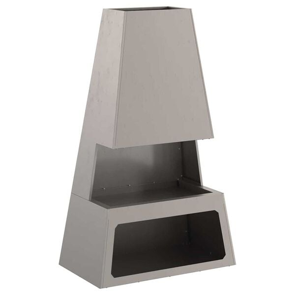 vidaXL Kamin Smeđa 60 x 35 x 100 cm Čelik