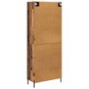 vidaXL Highboard 2 pcs Staro drvo Konstruirano drvo