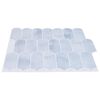 vidaXL Dekorativne Naljepnice 10 pcs Svijetloplava 30 x 30 x 0,8 cm
