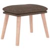 vidaXL Tabure smeđesivi 45 x 29,5 x 35 cm od tkanine
