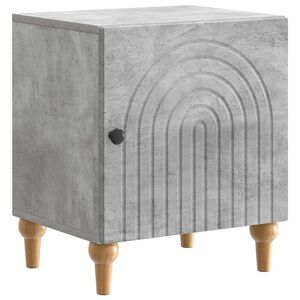 vidaXL Noćni ormar Betonska siva 43 x 34,5 x 50 cm Konstruirano drvo